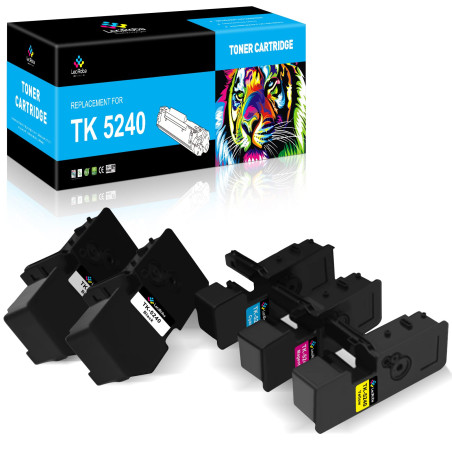 LeciRoba TK-5240 pour Cartouche TK5240 TK-5240 ,pour Toner p5026cdn ,pour Ecosys P5026cdn P5026cdw et Ecosys M5526cdn M5526cdw i
