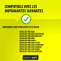 Supply Guy 8 Cartouches d'encre Compatible avec HP 940XL pour HP Officejet Pro 8000 8500 8500A A909A A910A