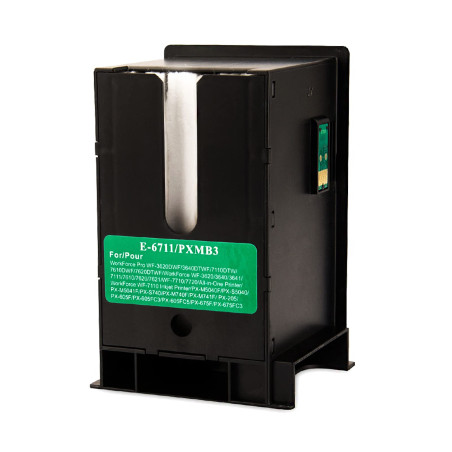 F-INK E-6711 Boîte de maintenance compatible avec Epson T6711 et C13T671100