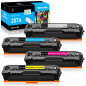 LeciRoba 207A (avec Puce) pour Cartouche HP W2210X W2211X W2212X W2213X W2210A W2211A W2212A W2213A 207X 207A ,pour HP Color Las