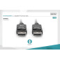 DIGITUS Câble DisplayPort - Full-HD 1080p/60Hz - 5m - avec verrouillage - Displayport 1.1a - Compatible avec PC, moniteur, carte DIGITUS Câble DisplayPort - Full-HD 1080p/60Hz - 5m - avec verrouillage - Displayport 1.1a - Compatible avec PC, moniteur, carte