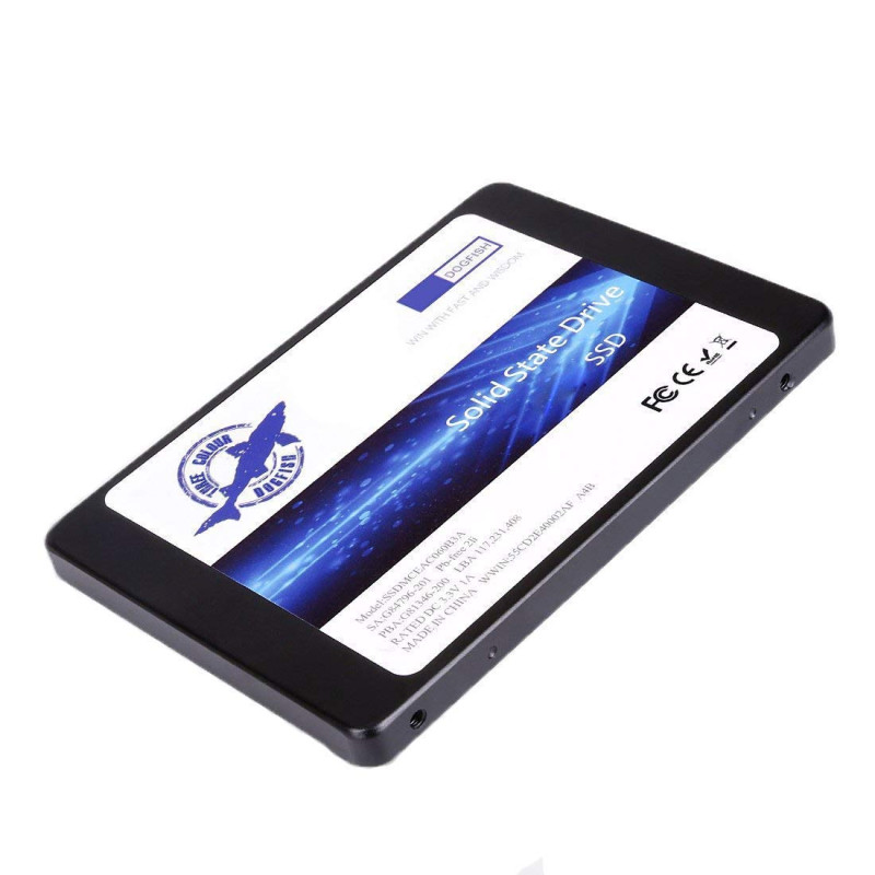 Dogfish SSD SATA 2.5" 64Go Interne Disque Dur Haute Performance pour Ordinateur Portable SATA III 6Gb / s Comprend SSD 64 Go 120 Dogfish SSD SATA 2.5" 64Go Interne Disque Dur Haute Performance pour Ordinateur Portable SATA III 6Gb / s Comprend SSD 64 Go 120