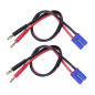 Boladge 2-Pack EC5 Mâle à Connecteur Balle Fiche Banane 4mm avec Câble en Silicone 11.8inch 12AWG Boladge 2-Pack EC5 Mâle à Connecteur Balle Fiche Banane 4mm avec Câble en Silicone 11.8inch 12AWG