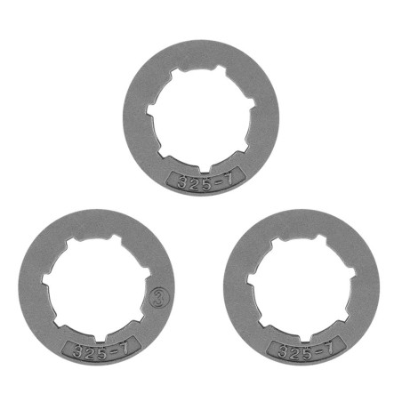 3Pcs 325-7 Dents Petit Pignon Chaîne De Remplacement Jante Fit Pour 028 029 034 039 Ms290 Ms310 Ms390 Scie À Chaîne