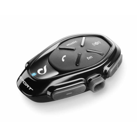 Interphone Sport - Dual Paquet - Système de Communication Moto Bluetooth, Jusqu'à 4 Riders, Portée 1.2 Km, Contrôle du Bruit, Ju