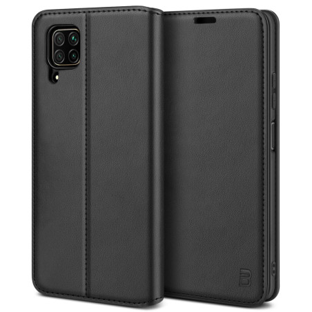 BEZ Coque pour Huawei P40 Lite, Etui Housse pour Huawei P40 Lite en Cuir Premium Flip Case Portefeuille, à Rabat avec Porte-Cart