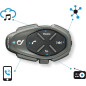 Interphone Tour - Dual Paquet - Système de Communication Moto Bluetooth, Jusqu'à 4 Riders, Portée 1.5 Km, Contrôle du Bruit, Jus Interphone Tour - Dual Paquet - Système de Communication Moto Bluetooth, Jusqu'à 4 Riders, Portée 1.5 Km, Contrôle du Bruit, Jus