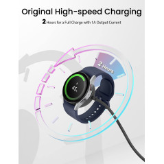 Sinoacc USB C Chargeur pour Samsung Galaxy Watch 6/6 Classic/5/5 Pro/4/4 Classic/3/Active 2/Active 1 Galaxy Watch Charger 3.3Ft 