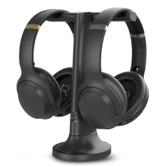 Avantree Duet - Double Casques sans Fil pour Télévision, Son Clair et Volume Amplifié pour Seniors, Installation Plug & Play Sim