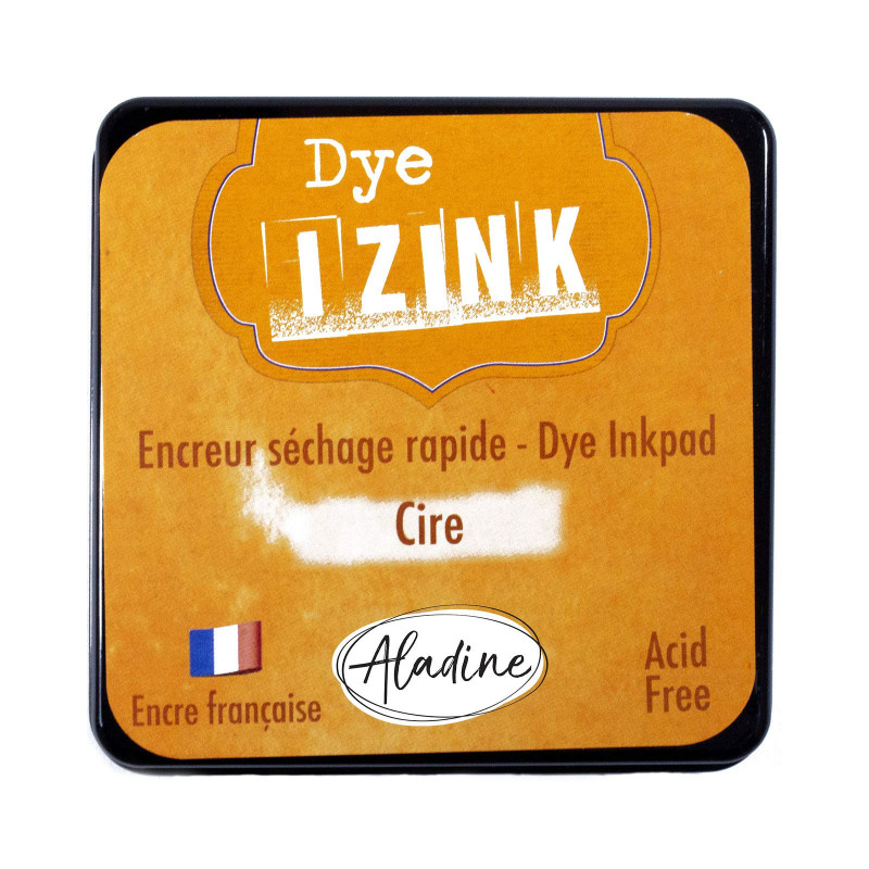 Aladine - Encreur Izink Dye Orange Cire - Encreur à Séchage rapide pour Tampons et Pochoirs - Scrapbooking et Carterie Créative Aladine - Encreur Izink Dye Orange Cire - Encreur à Séchage rapide pour Tampons et Pochoirs - Scrapbooking et Carterie Créative