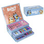 Set de papeterie Bluey Inspired - Couleur bleue - 26 X 10 X 13 cm - Comprend une mallette avec tout ce dont vous avez besoin pou Set de papeterie Bluey Inspired - Couleur bleue - 26 X 10 X 13 cm - Comprend une mallette avec tout ce dont vous avez besoin pou