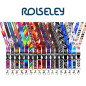 RolSeley Courroie de Cou de Lanières Multicolores avec Abstrait Motif Arc-en-ciel - Tour de Cou porte Badges avec Clip Métal Amo RolSeley Courroie de Cou de Lanières Multicolores avec Abstrait Motif Arc-en-ciel - Tour de Cou porte Badges avec Clip Métal Amo