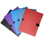 Exacompta - Réf. 21590E - Carton de 10 chemises à dos extensible en papier toilé vernis couleur N'clip - 1 rabat - fermeture par Exacompta - Réf. 21590E - Carton de 10 chemises à dos extensible en papier toilé vernis couleur N'clip - 1 rabat - fermeture par
