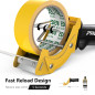 Prosun Distributeur de Pistolet à Ruban, Dévidoir Manuel pour 50mm (2 Pouces) Ruban d'Emballage, Scotch Dévidoir à Main Réducteu