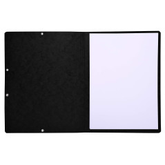 Exacompta - Réf. 55411E - Paquet de 10 chemises à élastiques sans rabat - pochettes en carte lustrée 355 g/m² - dimensions 24 x