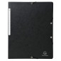 Exacompta - Réf. 55411E - Paquet de 10 chemises à élastiques sans rabat - pochettes en carte lustrée 355 g/m² - dimensions 24 x Exacompta - Réf. 55411E - Paquet de 10 chemises à élastiques sans rabat - pochettes en carte lustrée 355 g/m² - dimensions 24 x