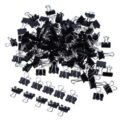 Mini Pinces à Dessin de Papier Binder Clips en métal, 2 * 60 Pièces (15mm)