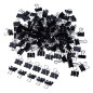 Mini Pinces à Dessin de Papier Binder Clips en métal, 2 * 60 Pièces (15mm)