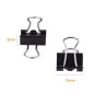 Mini Pinces à Dessin de Papier Binder Clips en métal, 2 * 60 Pièces (15mm)