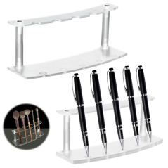 Porte-pinceau Cosmétique Stylo Étagère - Organisateur de Bureau Rangement Porte-plume Présentoir Boîte Crayons Pinceaux pour Fou