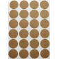 Royal Green Gommettes Étiquettes Autocollantes Rondes Kraft 2.5 cm (25 mm) Paquet de 120 Royal Green Gommettes Étiquettes Autocollantes Rondes Kraft 2.5 cm (25 mm) Paquet de 120