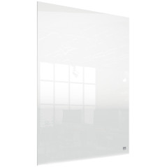 Nobo - Mini Tableau Transparent Effaçable en Acrylique pour Bureau, Facile à Effacer, 600 x 450 mm, Feutre Marqueur et Fixations