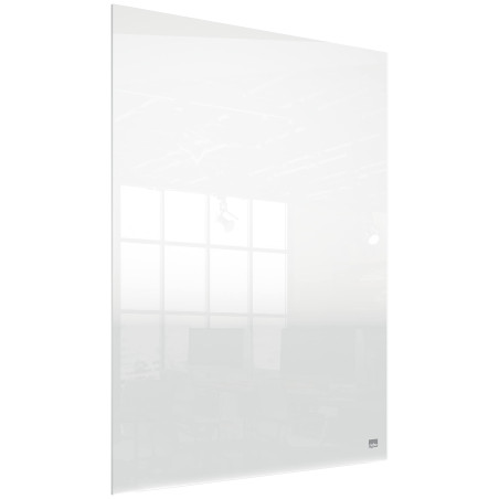 Nobo - Mini Tableau Transparent Effaçable en Acrylique pour Bureau, Facile à Effacer, 600 x 450 mm, Feutre Marqueur et Fixations