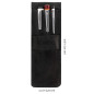 Londo Étui en Cuir Véritable pour Stylos et Crayons avec Fermeture – Trousse à Stylos, Pochette de Fournitures de Bureau et Voya Londo Étui en Cuir Véritable pour Stylos et Crayons avec Fermeture – Trousse à Stylos, Pochette de Fournitures de Bureau et Voya