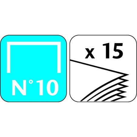 Maped Office Essentials Metal 440010 Pince Agrafeuse N°10