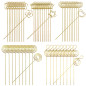Woohome 50 PCS Mémo Clip en Métal 5 Formes Porte Mémo Clip Carte Photo Note Clips pour Décor de Gâteau de Mariage, Anniversaire, Woohome 50 PCS Mémo Clip en Métal 5 Formes Porte Mémo Clip Carte Photo Note Clips pour Décor de Gâteau de Mariage, Anniversaire,