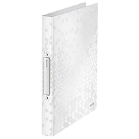 Leitz Classeur 4 Anneaux, Capacité 190 Feuilles, WOW, Dos 25 mm, 42580016 - A4, Jaune