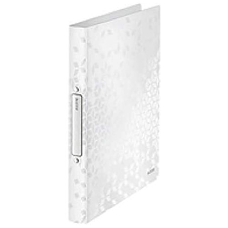 Leitz Classeur 4 Anneaux, Capacité 190 Feuilles, WOW, Dos 25 mm, 42580016 - A4, Jaune