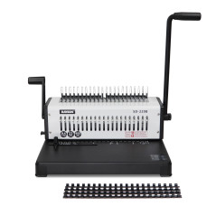 RAYSON Relieuse Spirale Plastique, 21 Trous, Capacité de perforation de 22 feuilles, Capacité de reliure jusqu'à 400 feuilles, S