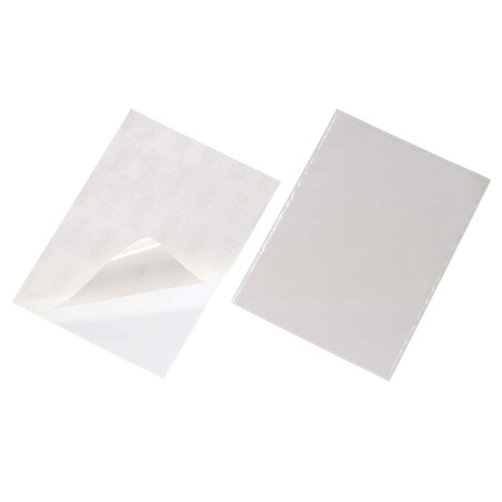 Durable 829619 Pochette autocollante Pocketfix, pour documents A4, 50 pièces, transparente