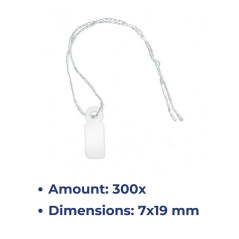 Fil d'étiquette 7x19mm parent (300 pièces)