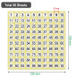 Numéros Autocollants,50 Feuilles 1-100 Numérotées étiquettes Autocollantes Gommettes Rondes Adhesive Nombres à Petits Chiffres,D Numéros Autocollants,50 Feuilles 1-100 Numérotées étiquettes Autocollantes Gommettes Rondes Adhesive Nombres à Petits Chiffres,D