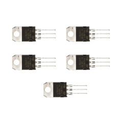 Kit de 5 régulateurs de tension 15V 1.5A 7815 L7815 L7815CV LM7815 LM7815CV TO-220
