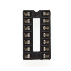 HUABAN 30 pièce DIP-14 DIP14 Type de soudure d'adaptateur de prise d'essai d'IC de la largeur 10mm du lancement plat de Pin 2.54