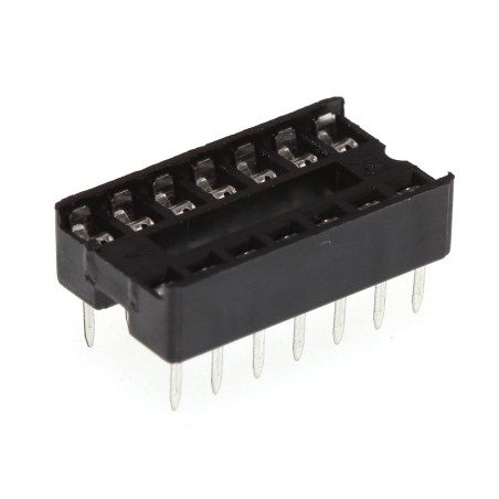 HUABAN 30 pièce DIP-14 DIP14 Type de soudure d'adaptateur de prise d'essai d'IC de la largeur 10mm du lancement plat de Pin 2.54