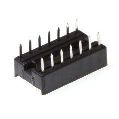 HUABAN 30 pièce DIP-14 DIP14 Type de soudure d'adaptateur de prise d'essai d'IC de la largeur 10mm du lancement plat de Pin 2.54