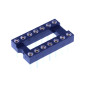 HUABAN 5 pièce DIP-14 DIP14 Type de soudure d'adaptateur de prise d'essai d'IC de largeur 10mm de lancement de broche ronde 2.54