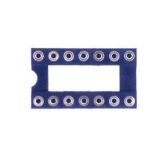 HUABAN 5 pièce DIP-14 DIP14 Type de soudure d'adaptateur de prise d'essai d'IC de largeur 10mm de lancement de broche ronde 2.54