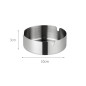 PIQIUQIU 4 Pièces Cendrier en Acier Inoxydable 10cm de Diamètre Cendrier Coupe-Vent Base de Cendrier de Table Moderne pour Burea PIQIUQIU 4 Pièces Cendrier en Acier Inoxydable 10cm de Diamètre Cendrier Coupe-Vent Base de Cendrier de Table Moderne pour Burea