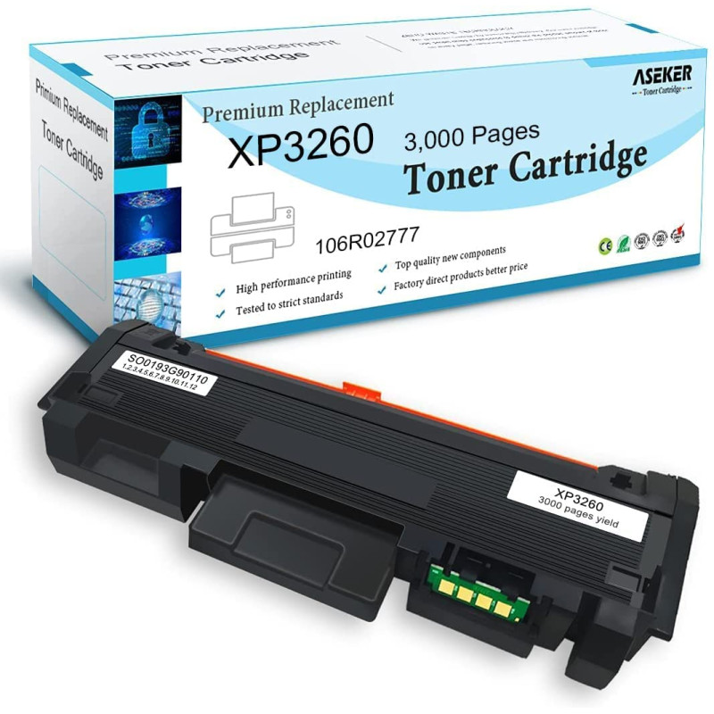 ASEKER Compatible Cartouche de Toner pour Xerox Phaser 3052 3260 3260di 3260dni, WorkCentre 3215 3215ni 3225 3225dni Imprimantes ASEKER Compatible Cartouche de Toner pour Xerox Phaser 3052 3260 3260di 3260dni, WorkCentre 3215 3215ni 3225 3225dni Imprimantes