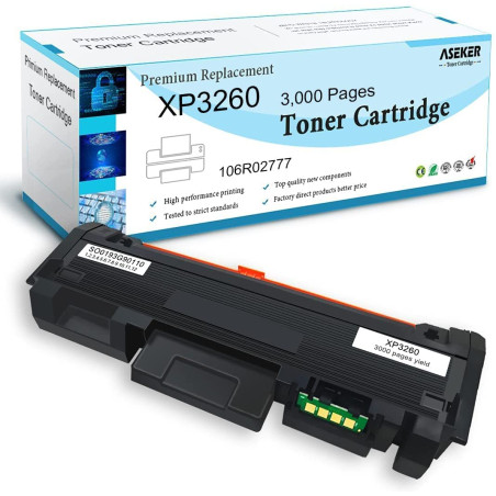 ASEKER Compatible Cartouche de Toner pour Xerox Phaser 3052 3260 3260di 3260dni, WorkCentre 3215 3215ni 3225 3225dni Imprimantes