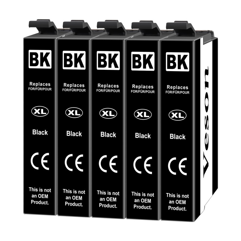 Veson Remplacement pour 603XL Cartouches compatibles pour Epson Workforce WF-2810 WF-2830 WF-2835 WF-2850 XP-2100 XP-2105 XP-310