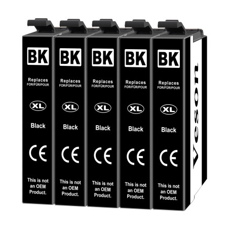 Veson Remplacement pour 603XL Cartouches compatibles pour Epson Workforce WF-2810 WF-2830 WF-2835 WF-2850 XP-2100 XP-2105 XP-310