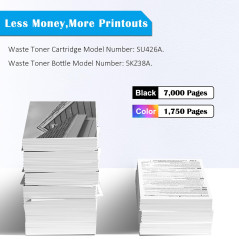 2 Paquet Cartouches de Toner Usé Compatibles CLT-W406/SEE W406 SU426A 5KZ38A pour CLP-360 CLP-360nd CLP-365 CLX-3305 CLX-3300 Xp