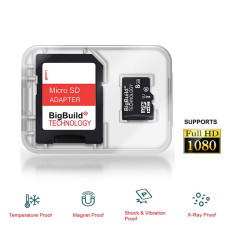 BigBuild Technology 8Go Ultra Rapide Class 10 80Mo/s MicroSD SDHC Carte mémoire pour Huawei MediaPad T3 10 Tablet, Adaptateur SD