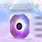 Thermalright C12015W-S cpu ventilateur boîtier d’ordinateur ventilateur silencieux 4pin PWM ARGB PC ventilateur, 15mm Slimline c Thermalright C12015W-S cpu ventilateur boîtier d’ordinateur ventilateur silencieux 4pin PWM ARGB PC ventilateur, 15mm Slimline c